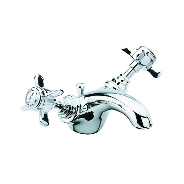 Tavistock Varsity Monobloc Basin Mixer with pop-up waste - Chrome