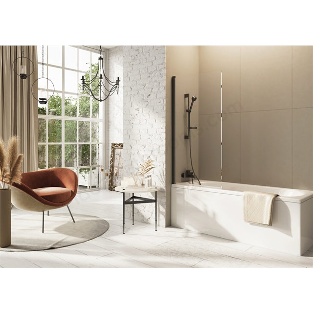 Scudo Thalia 800 x 1500mm Single Panel Bath Screen
