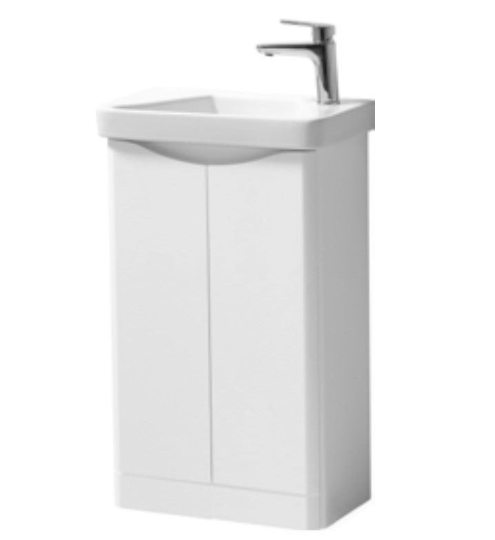 Kartell Arc 500 x 290mm Floor Standing Cloak Unit with Basin
