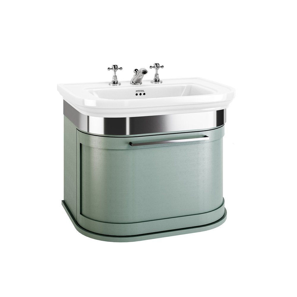 Imperial Carlyon Bay 2 Door Wall Hung 475 x 545 Vanity Unit and 720mm Basin