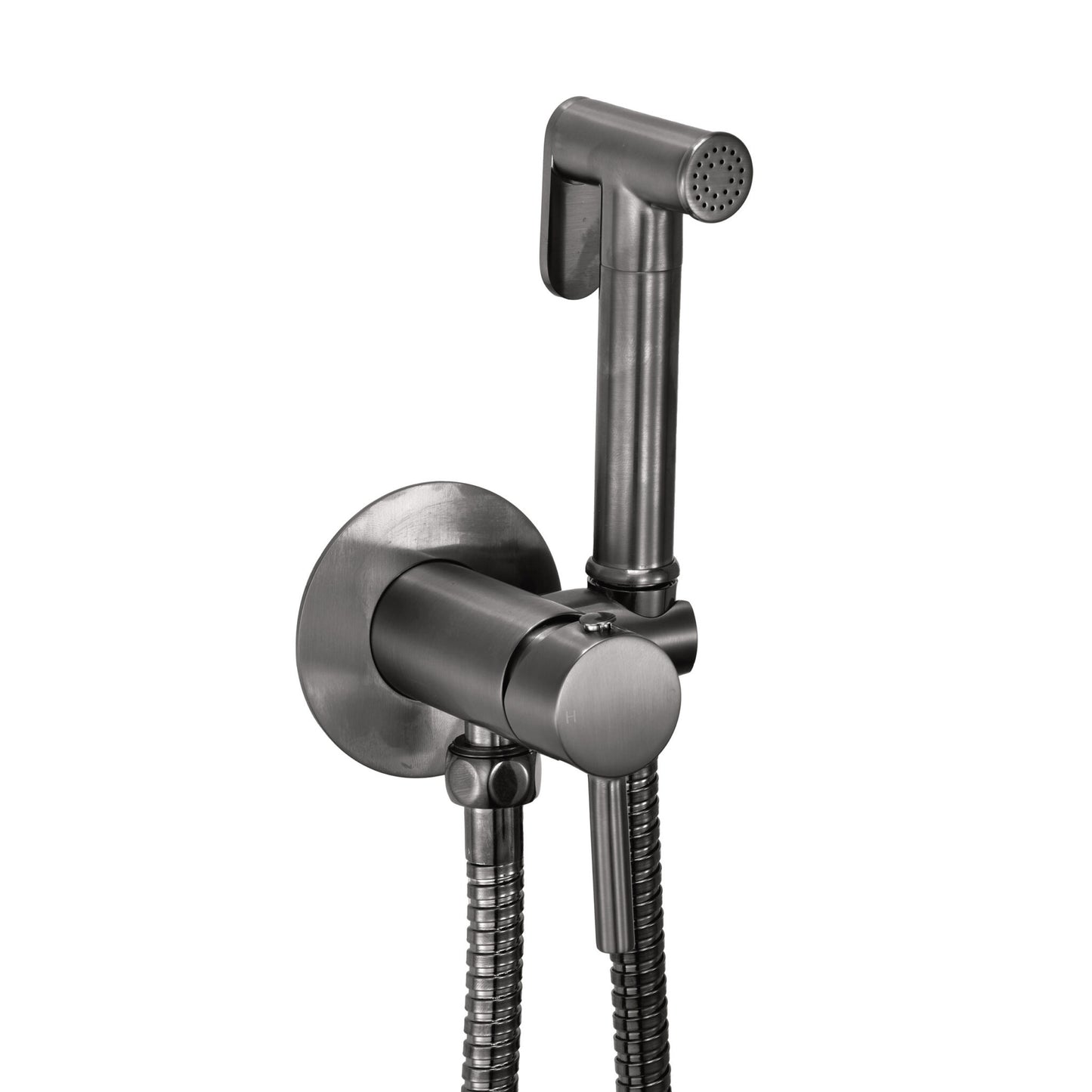 Scudo Douche Manual Mixer Handset with Flexi Hose, Holder and Outlet Elbow