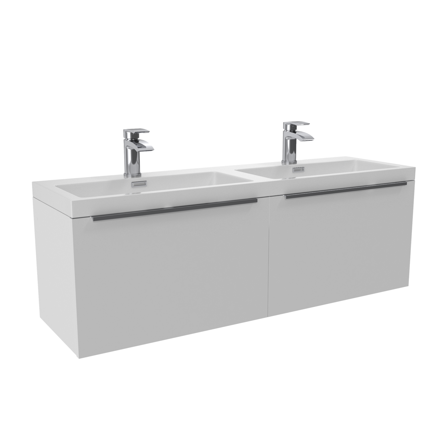 Scudo Muro Polymarble Vanity Basin - White