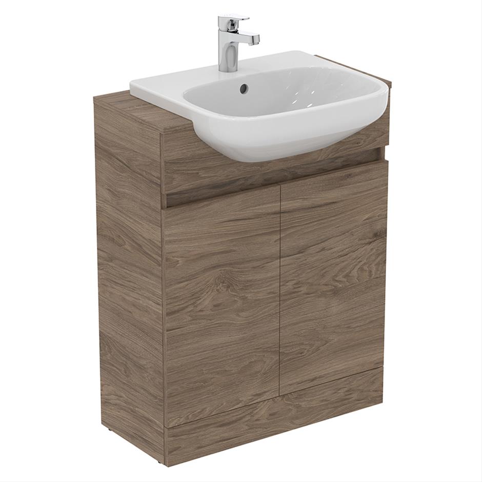 Ideal Standard Eurovit+ 65cm Semi-Countertop Washbasin Unit
