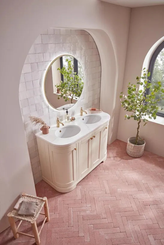 Tavistock Lansdown 1200mm Curved Underslung Vanity Unit