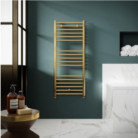 Hudson Reed Lorica Round Straight Towel Radiator