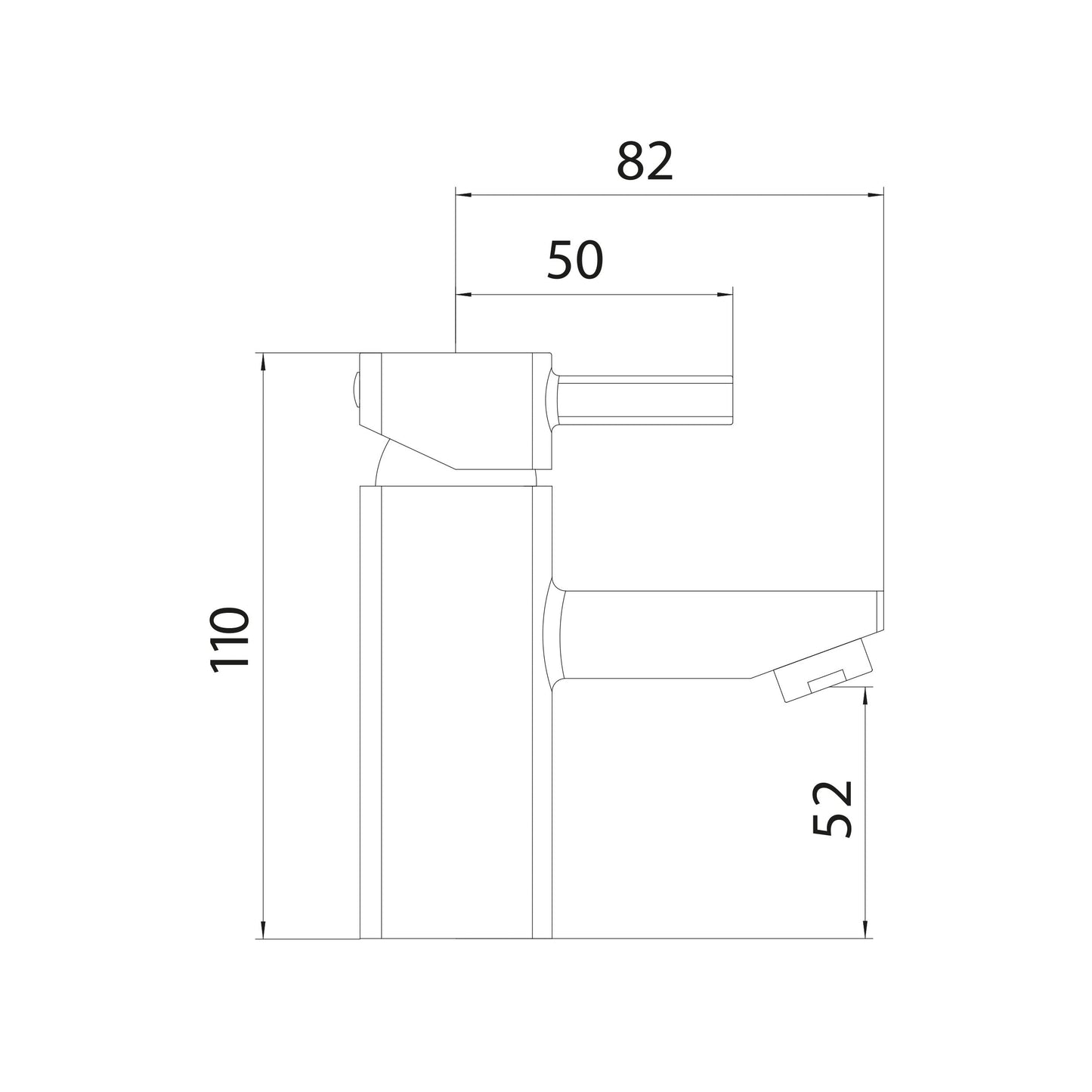 Scudo Forme Deck Mounted Basin Tap (Pair) - Chrome