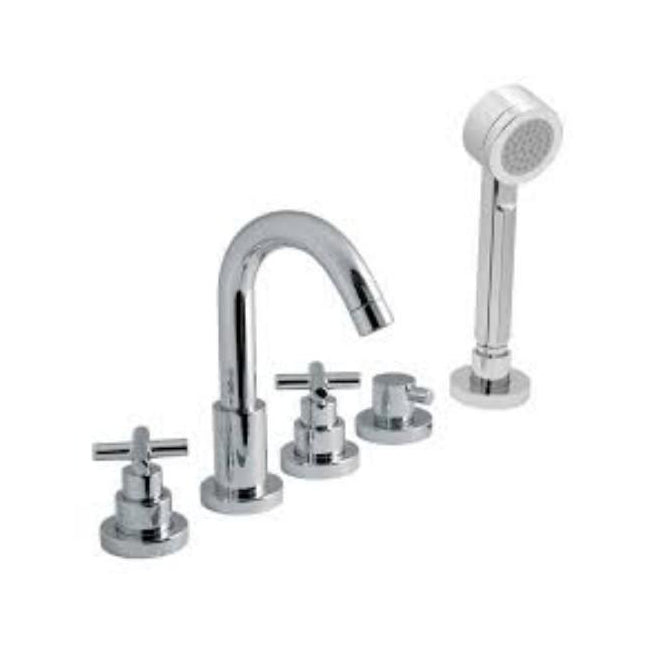 Vado Elements 5 Hole Bath Shower Mixer with Shower Kit