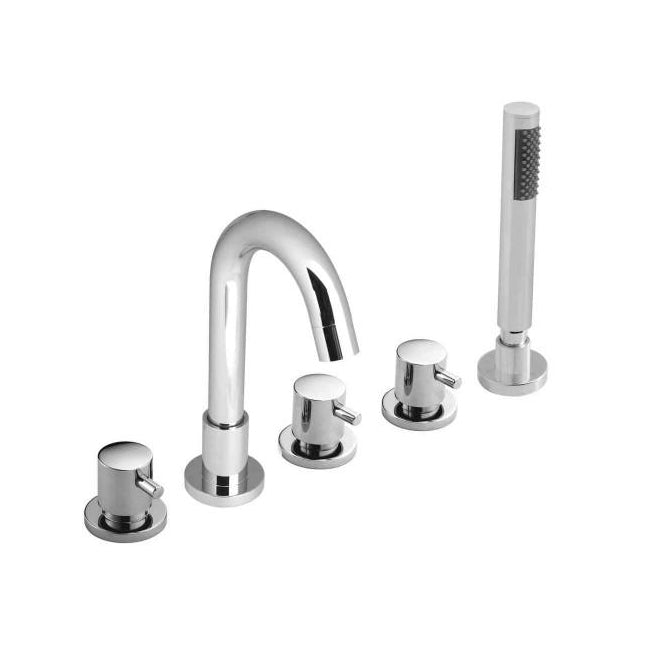 Vado Zoo Deck Mounted 5 Hole Bath Shower Mixer 3/4"