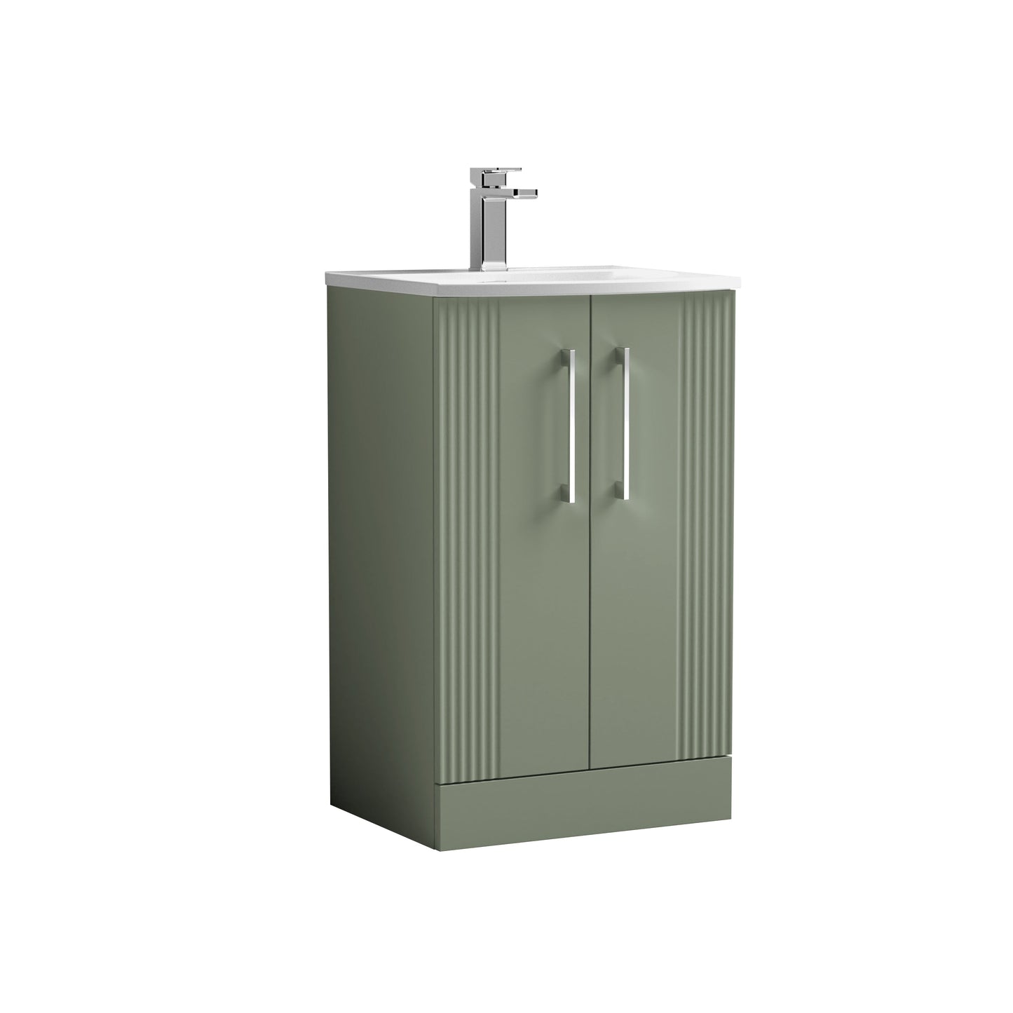 Nuie Deco 500mm Floor Standing 2 Door Vanity & Basin
