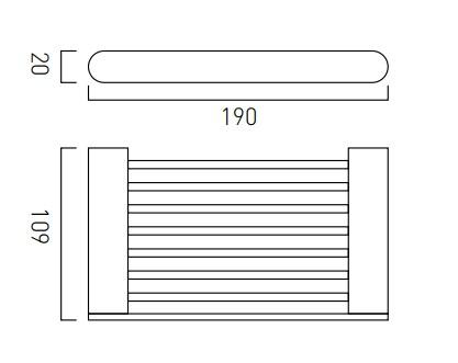 Vado Photon Soap Holder Wall Mounted