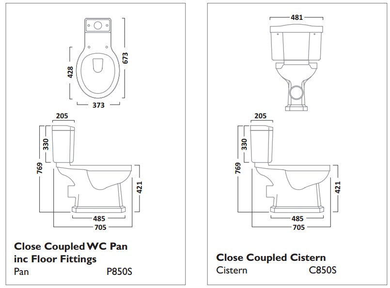 Tavistock Vitoria Close Coupled WC