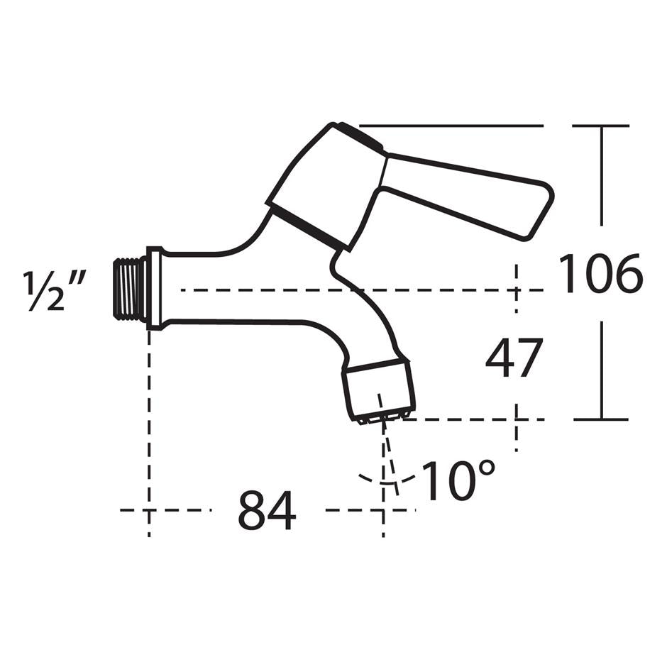 Armitage Shanks Alterna 21 lever bib tap 1/2" (pair)