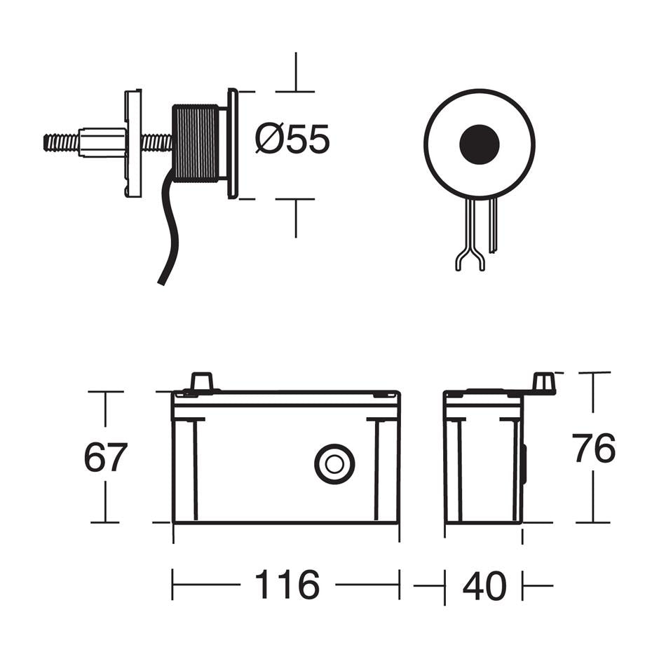 Armitage Shanks Sensorflow 21 electronic shower valve