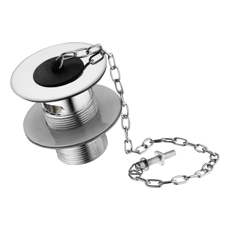 Armitage Shanks 38mm waste with plastic plug, chain