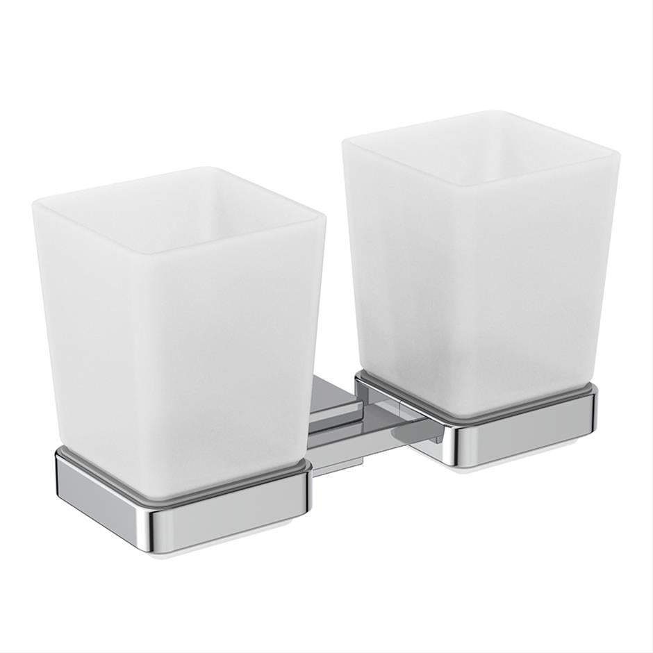 Ideal Standard IOM Round/Square Tumbler and holder