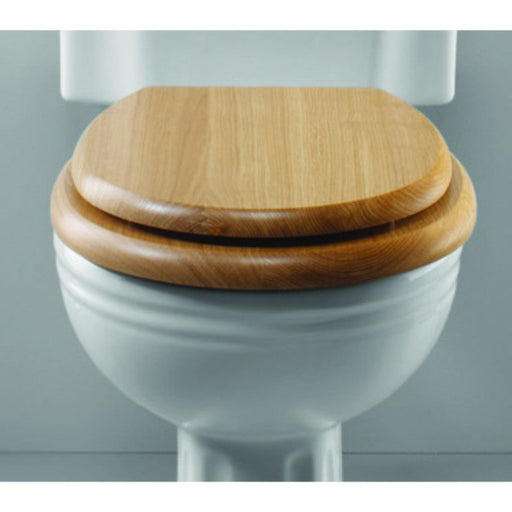 Silverdale Soft Close Wooden Toilet Seat for Low Level/High Level Toilet