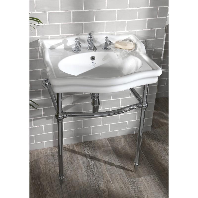 Silverdale Loxley 650mm Basin with Stand/Pedestal