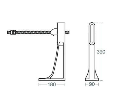 Ideal Standard Support frame with bolts for WC and Bidet