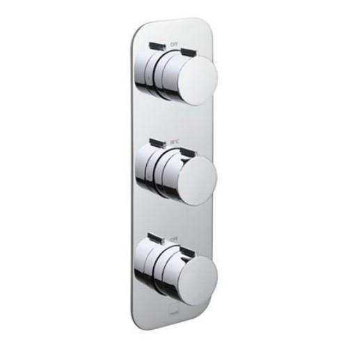 Vado Tablet Altitude 2 Outlet Concealed Thermostatic Shower Valve - 3 Handle