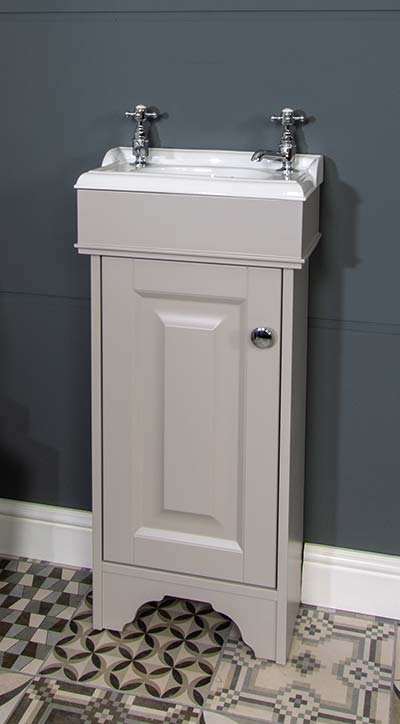 Silverdale Victorian Micro Grey Unit With Basin