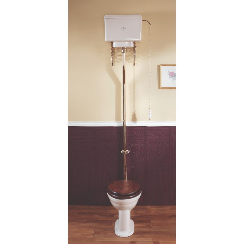 Silverdale Belgravia High Level Toilet with Seat & Cistern