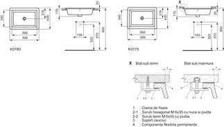 Ideal Standard Strada 60cm Under-countertop basin