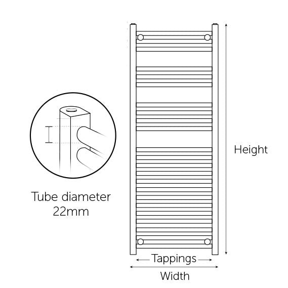 Kartell K-Rail Curved Towel Rail