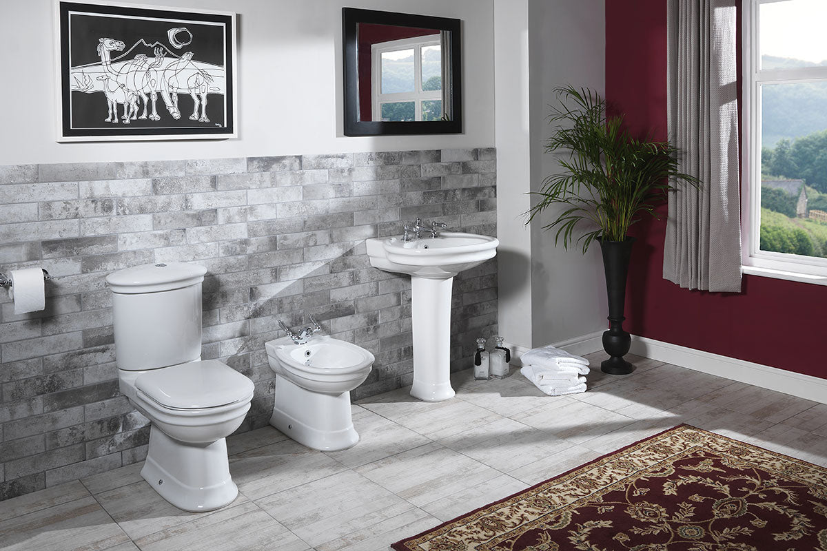 Silverdale Hillingdon Close Coupled Toilet with Seat & Cistern