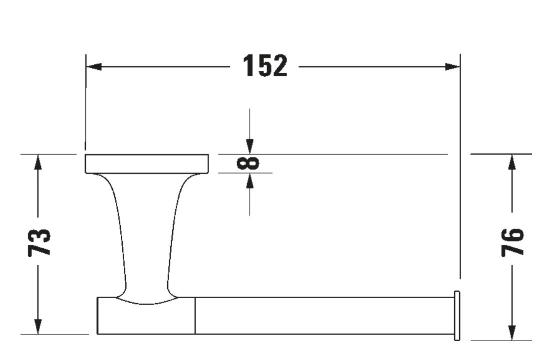 Duravit Starck T Paper Roll Holder