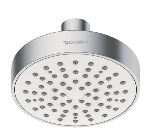 Duravit 100 x 62mm Angle Adjustable Round Shower Head - Chrome