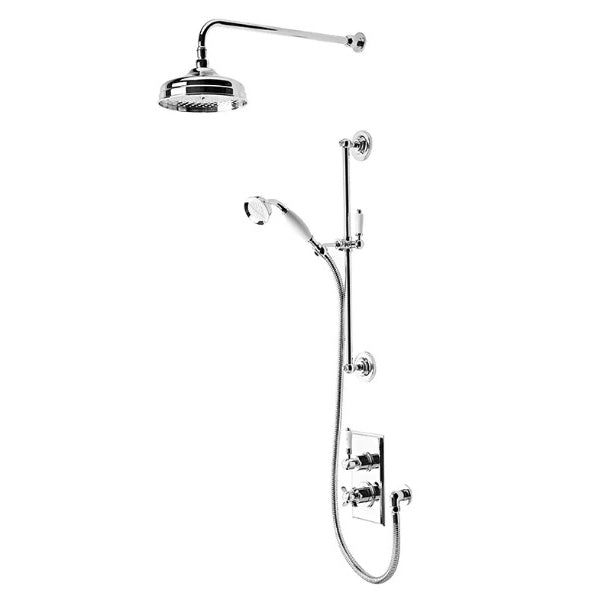 Tavistock Varsity Dual Function Shower System With Riser Kit & Overhead Shower