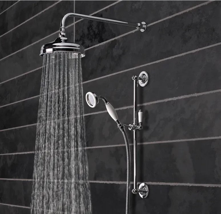 Tavistock Varsity Dual Function Shower System With Riser Kit & Overhead Shower