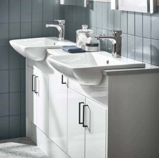 Tavistock Legacy Fitted Basin Unit With Fascia/Door Pack & Carcass