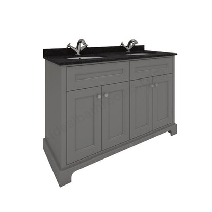 RAK-Washington 1200(2 x 600)mm Floorstanding Double Basin unit