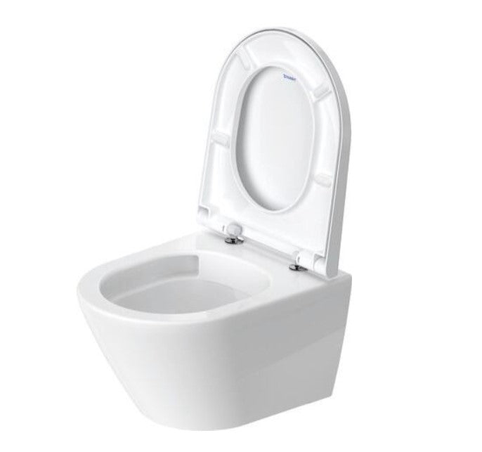 Duravit D-Neo Compact Wall-Mounted Toilet - White High Gloss