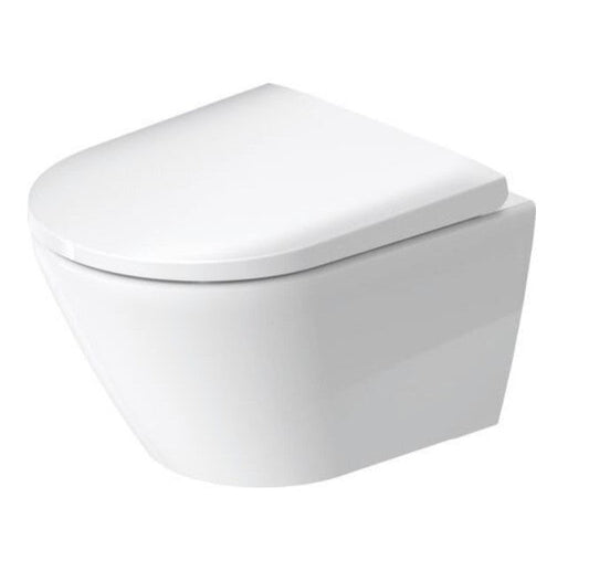 Duravit D-Neo Compact Wall-Mounted Toilet - White High Gloss