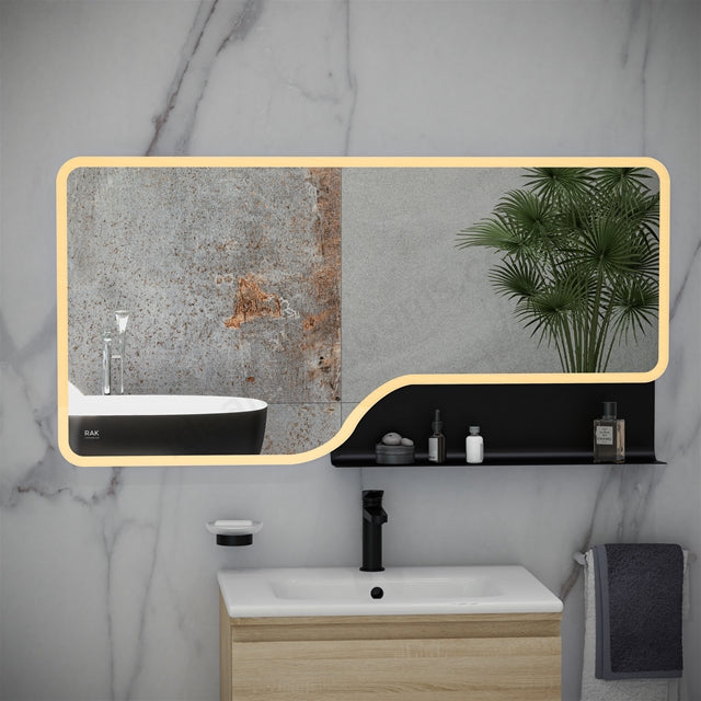 RAK-Ornate LED Illuminated Landscape Mirror With Demister and Touch Sensor