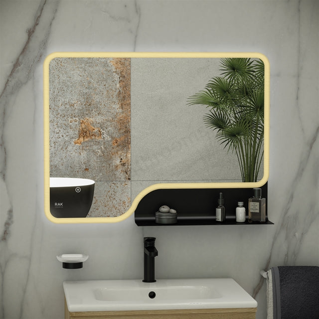 RAK-Ornate LED Illuminated Landscape Mirror With Demister and Touch Sensor