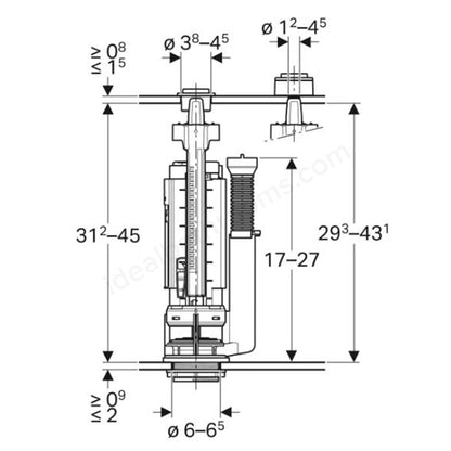 Geberit flush valve type 290