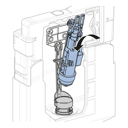Geberit Type 212 Flush Valve Boxed Pack for Sigma Delta and Omega Cisterns