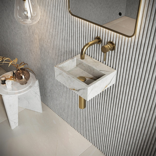 Scudo Wall mounted 300 x 250 x 100mm Marble Basin