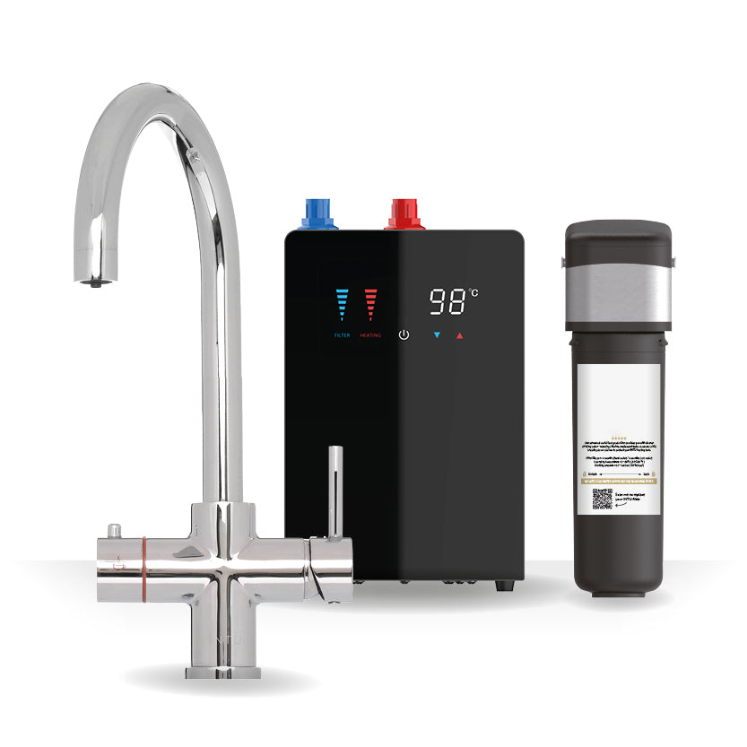 Kartell Brewmaster 4-1 Instant boiling hot water tap with Digita tank