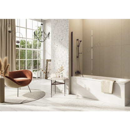 Scudo Thalia 800 x 1500mm Single Panel Bath Screen