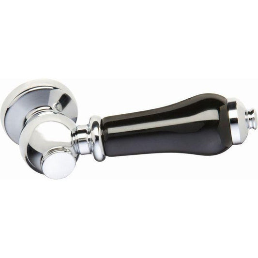 Imperial Ceramic cistern lever handle - Black - Extended