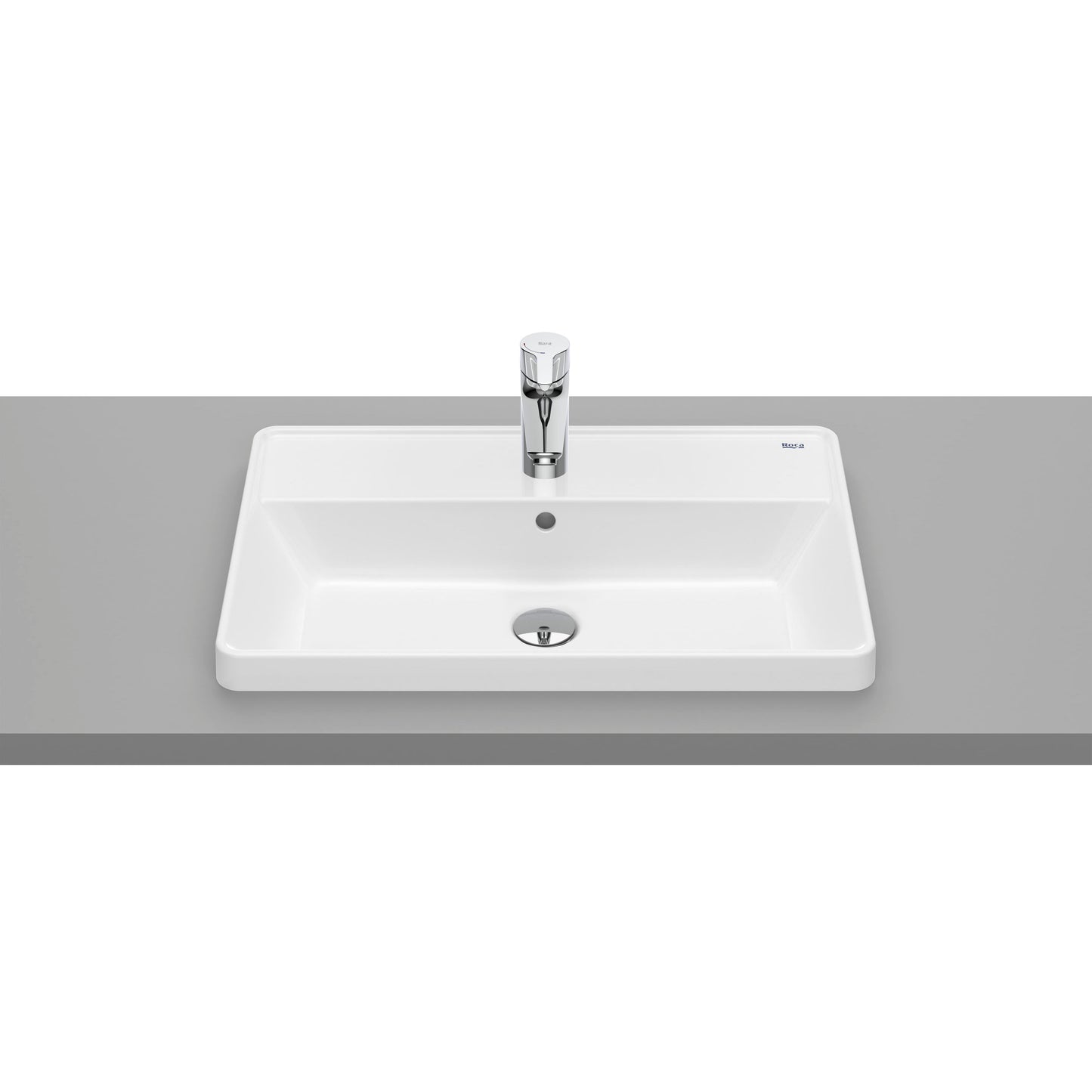 Roca The Gap In-Countertop Basin - White