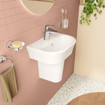 Vitra S20 Cloakroom Basin and pedestal