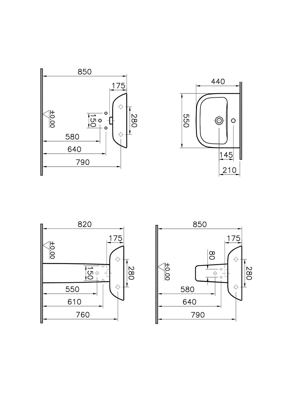 Vitra S20 Standard Washbasin