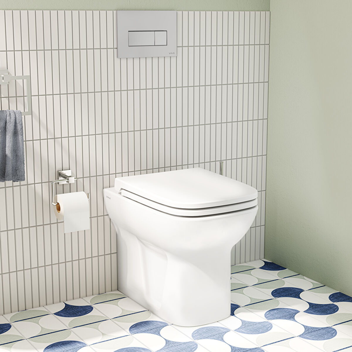 Vitra S20 Back To Wall WC