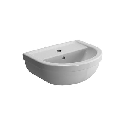 Vitra Milton 45cm Cloakroom Washbasin and Pedestal