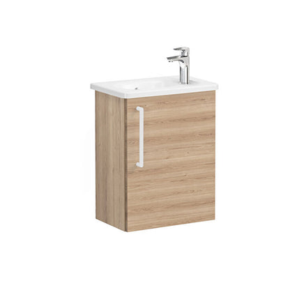 Vitra Zentrum 450mm Compact Wall Hung Washbasin Unit With 1 Door RH